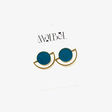 Load image into Gallery viewer, Maebel Jewelry - Half Moon Studs
