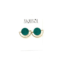 Load image into Gallery viewer, Maebel Jewelry - Half Moon Studs