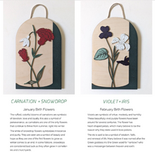 Load image into Gallery viewer, Makery Maven Co. - Birth Flower Collection