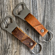 Load image into Gallery viewer, Blu Mountain Co. - Leather Bottle Openers
