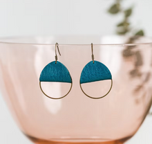 Load image into Gallery viewer, Maebel Jewelry - Folded Leather Hoop