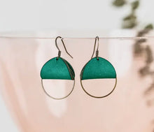 Load image into Gallery viewer, Maebel Jewelry - Folded Leather Hoop