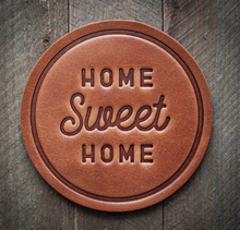 Load image into Gallery viewer, Leather Circle Coasters