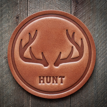 Load image into Gallery viewer, Leather Circle Coasters