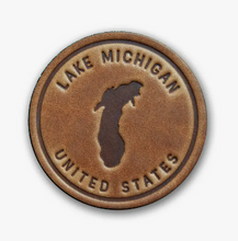 Load image into Gallery viewer, Leather Circle Coasters