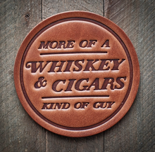 Load image into Gallery viewer, Leather Circle Coasters