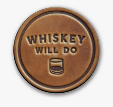 Load image into Gallery viewer, Leather Circle Coasters