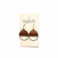 Load image into Gallery viewer, Maebel Jewelry - Folded Leather Hoop