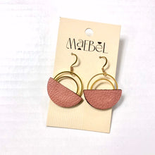 Load image into Gallery viewer, Maebel Jewelry - Double Arc Leather Earrings