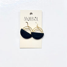 Load image into Gallery viewer, Maebel Jewelry - Double Arc Leather Earrings