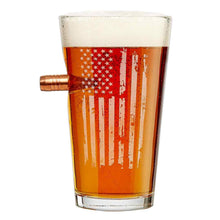 Load image into Gallery viewer, BenShot Patriotic Pint Glass - 16 oz.