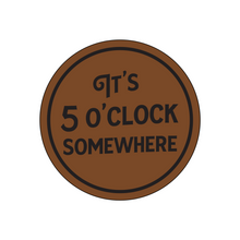Load image into Gallery viewer, Leather Circle Coasters