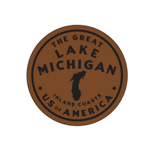 Load image into Gallery viewer, Leather Circle Coasters