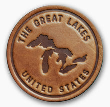 Load image into Gallery viewer, Leather Circle Coasters