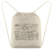 Load image into Gallery viewer, Color Me Calm Color + Carry Cinch Backpack