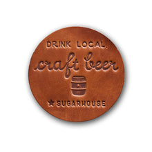 Load image into Gallery viewer, Leather Circle Coasters