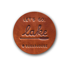 Load image into Gallery viewer, Leather Circle Coasters