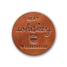 Load image into Gallery viewer, Leather Circle Coasters