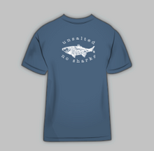 Load image into Gallery viewer, Unsalted No Sharks - Port Washington Short Sleeve in Blue Jean
