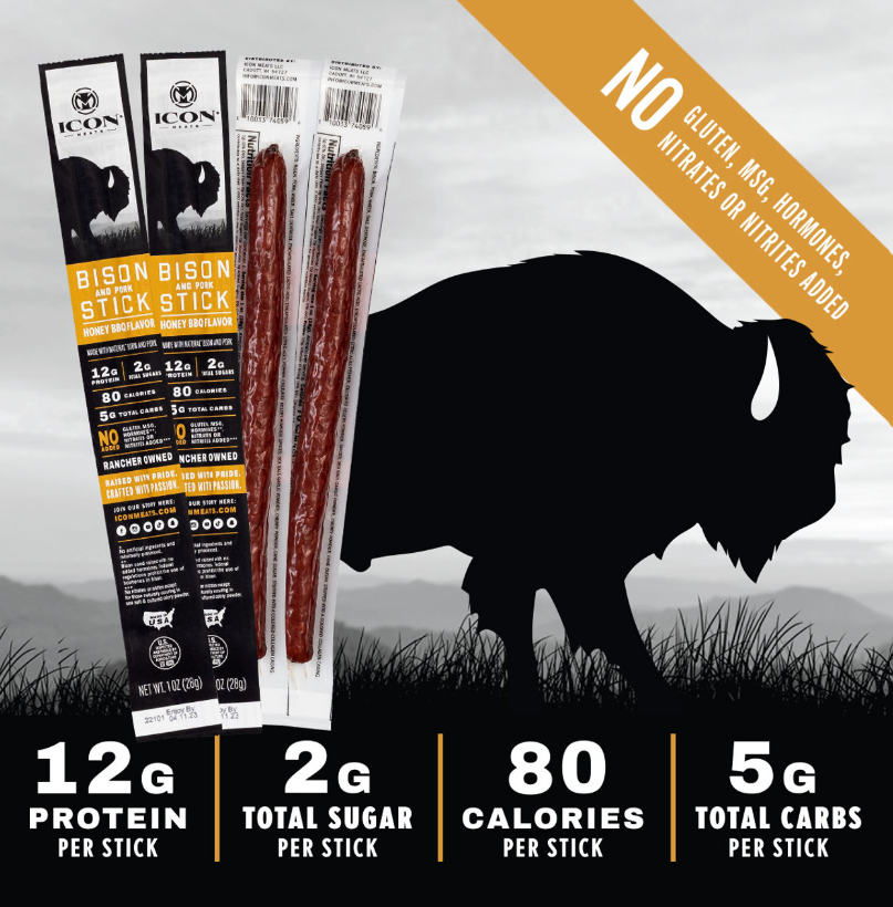 ICON Meats - Single Bison Sticks