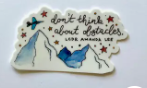 She Said It - Blue Angels "Dont' Think About Obstacles" Sticker