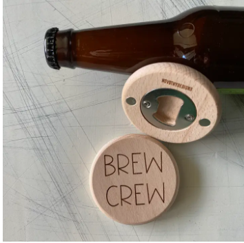 Magnetic Bottle Opener - Brew Crew