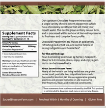 Load image into Gallery viewer, Sacred Blossom Farm - Chocolate Peppermint Herbal Tea
