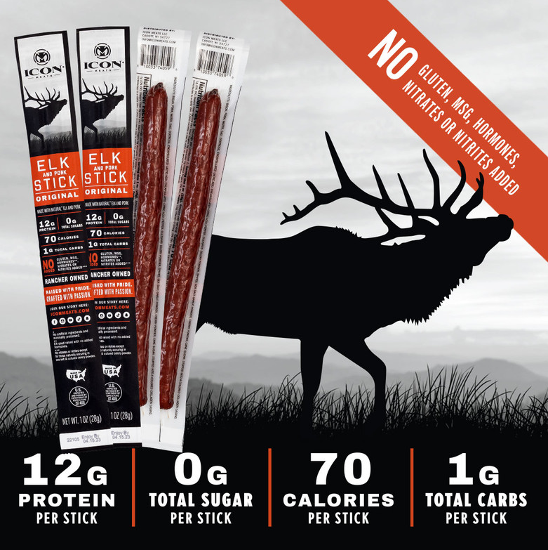 ICON Meats - Single Elk Sticks