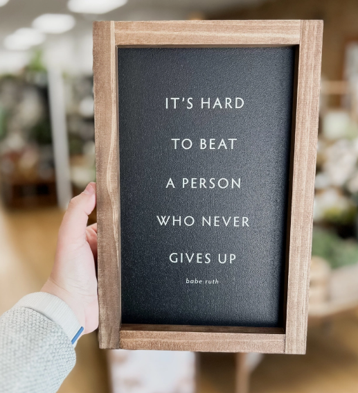Hard to Beat Sign