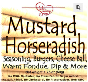 Mustard Horseradish Seasoning Mix and Dip