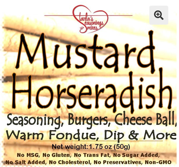 Mustard Horseradish Seasoning Mix and Dip