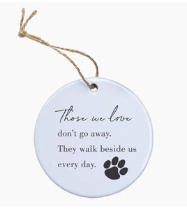 Those We Love Paw Ornament