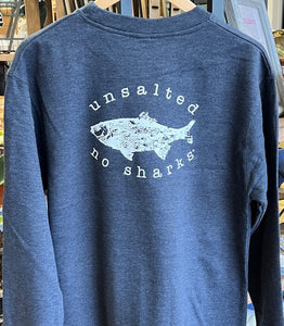 Unsalted No Sharks - Port Washington Unisex Long Sleeve Tee