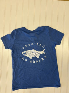 Unsalted No Sharks - Port Washington Youth Tee