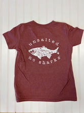 Load image into Gallery viewer, Unsalted No Sharks - Port Washington Youth Tee
