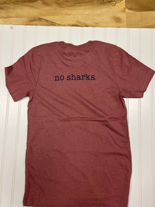 Unsalted No Sharks - Lake Michigan Unisex Short Sleeve Tee