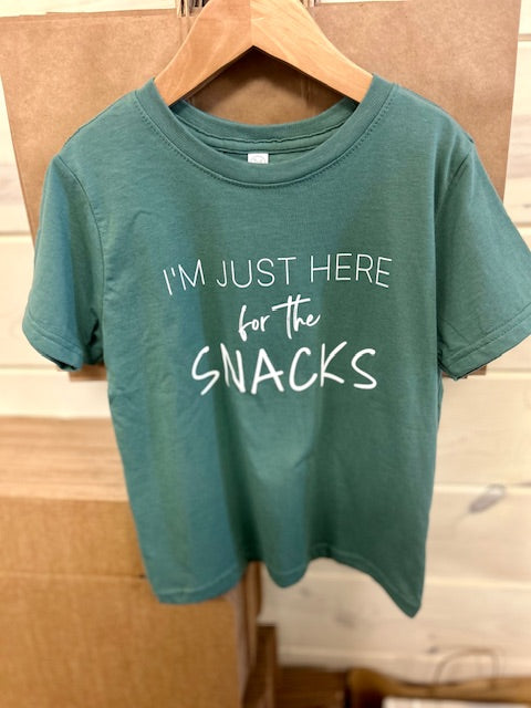 Greenleaf Designs - Here For The Snacks Toddler Tee