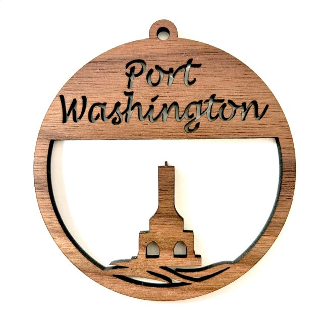 Wood Lasercut Circle Ornaments