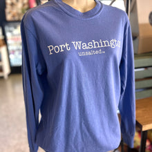 Load image into Gallery viewer, Port Washington Unsalted Long Sleeve, Flo Blue
