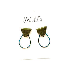 Load image into Gallery viewer, Maebel Jewelry - Hammered Teardrop Studs
