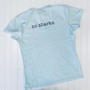 Unsalted No Sharks - Lake Michigan Unisex Short Sleeve Tee