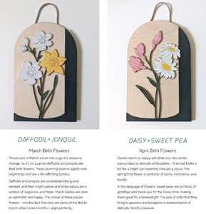 Makery Maven Co. - Birth Flower Collection