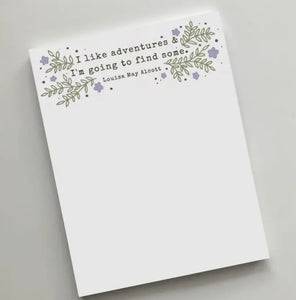 She Said It - Adventures Notepad