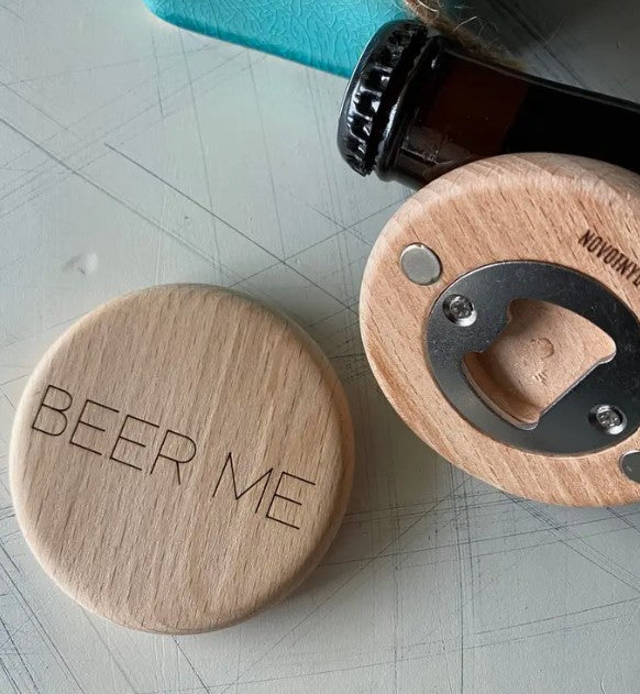 Magnetic Bottle Opener - Beer Me