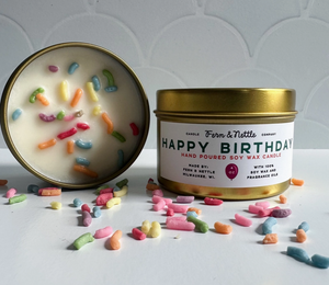 Fern & Nettle - Happy Birthday Candle