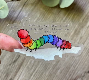 Ink + Splash - Caterpillar Sticker