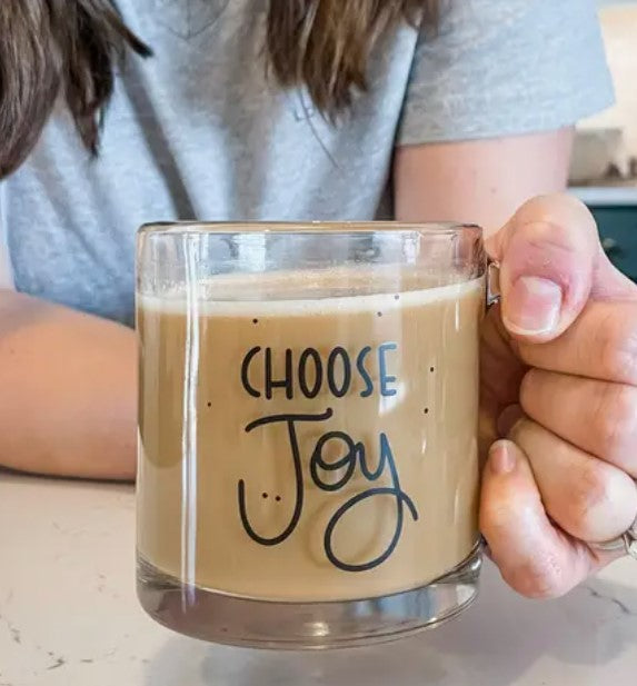 Choose Joy Glass Mug