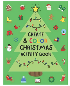 Create and Color Christmas Activity Book