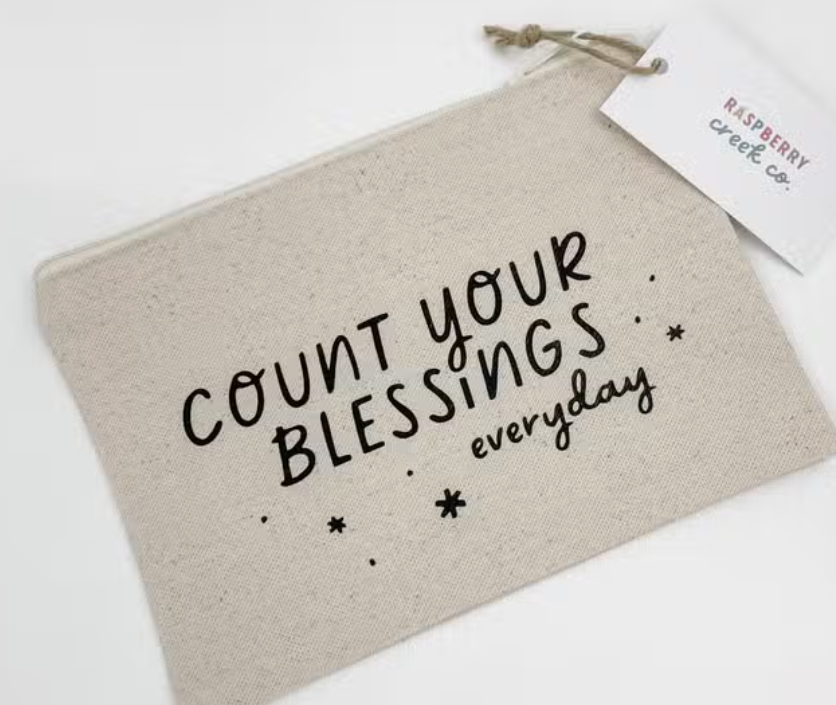 Count Your Blessings Zipper Pouch