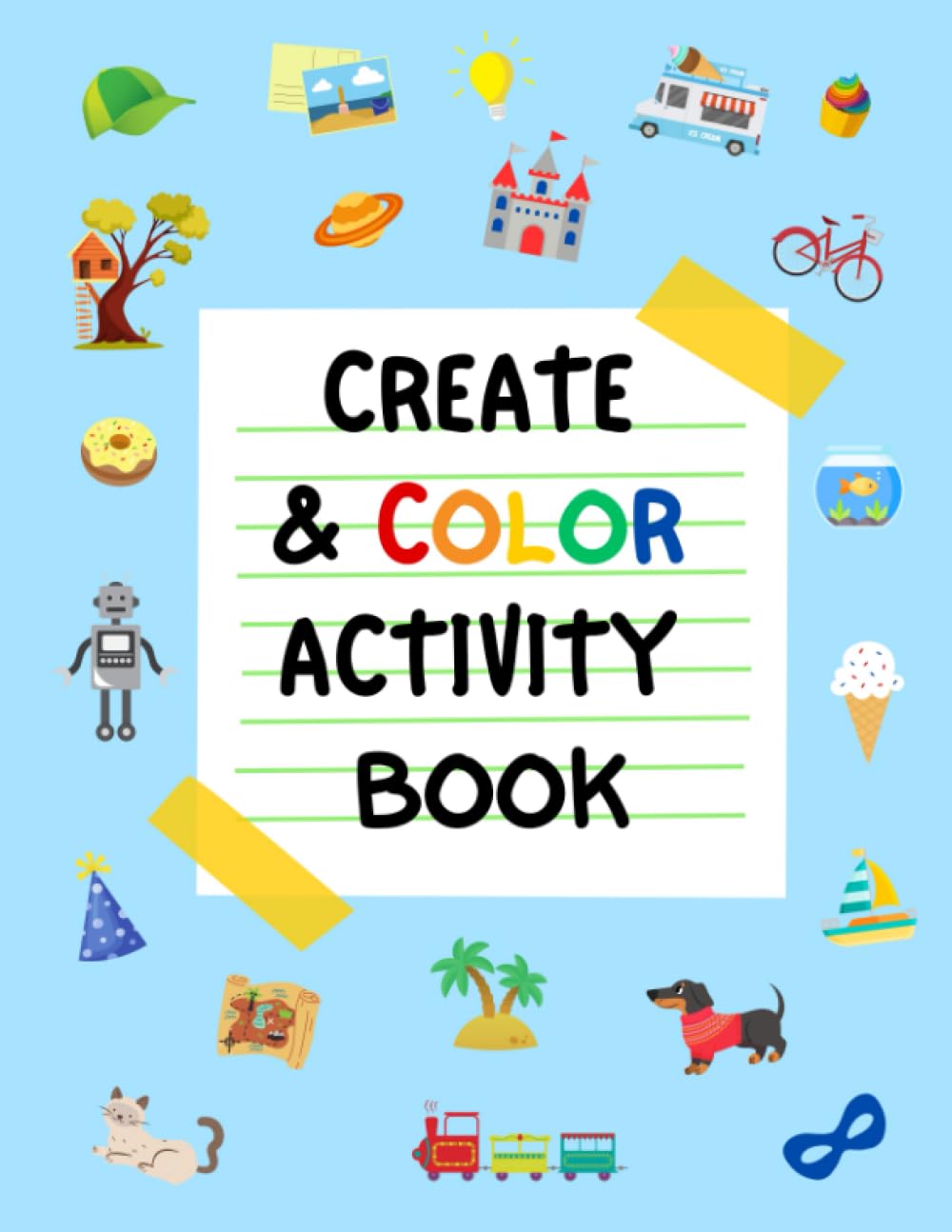 Create and Color Activity Book